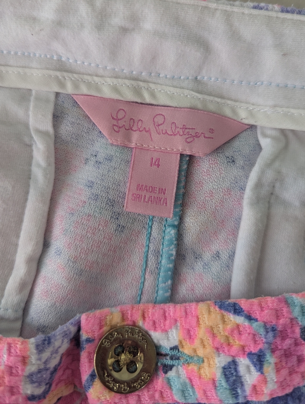 Lilly Pulitzer Women's Adie Colorful Textured Casual Shorts - Picture 2 of 9